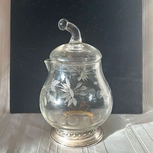 Vintage Crystal Creamer
